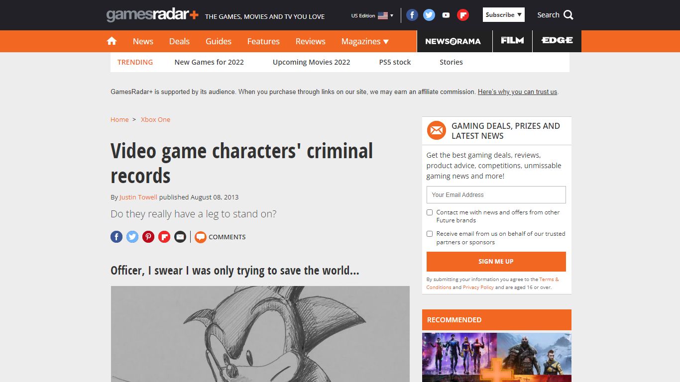 Video game characters' criminal records | GamesRadar+